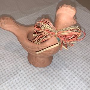 Vintage Pottery Chicken from Avon